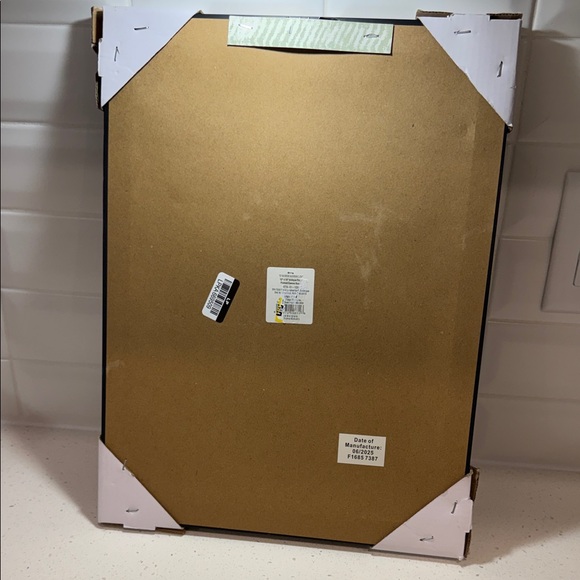 Threshold New Framed Floral Still Life Painting - Pink Roses in Vase - Picture 2 of 3